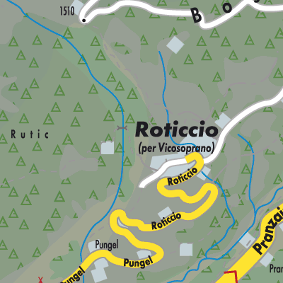 Stadtplan Bregaglia