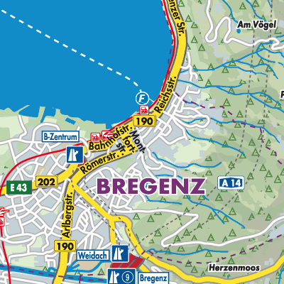Übersichtsplan Bregenz