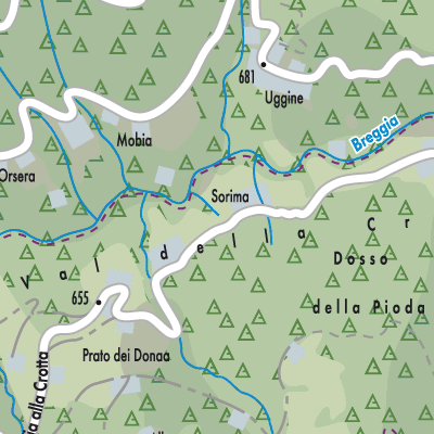 Stadtplan Breggia