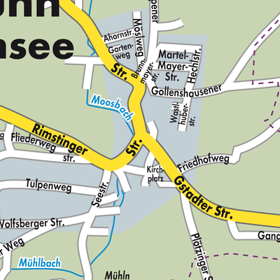 Stadtplan Breitbrunn am Chiemsee (VGem)