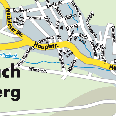 Stadtplan Breitenbach am Herzberg