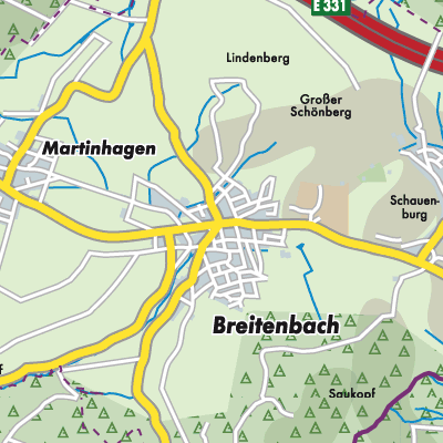 Übersichtsplan Breitenbach
