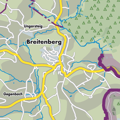 Übersichtsplan Breitenberg
