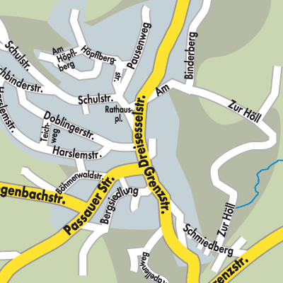 Stadtplan Breitenberg