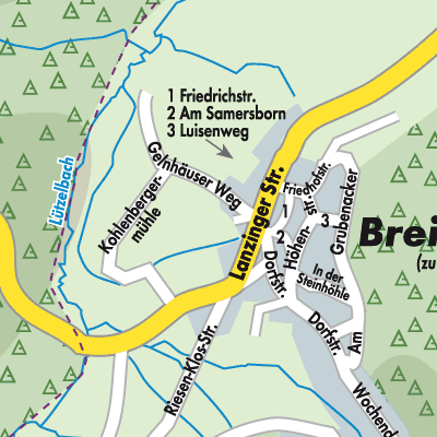 Stadtplan Breitenborn