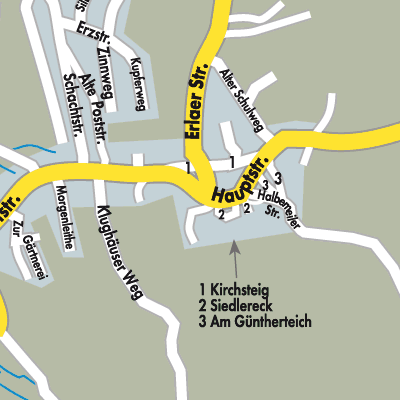 Stadtplan Breitenbrunn/Erzgebirge