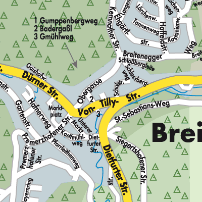 Stadtplan Breitenbrunn