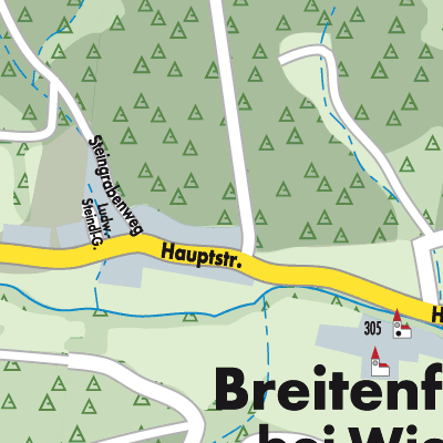 Stadtplan Breitenfurt bei Wien