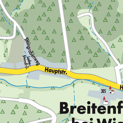 Stadtplan Gemeinde Breitenfurt bei Wien