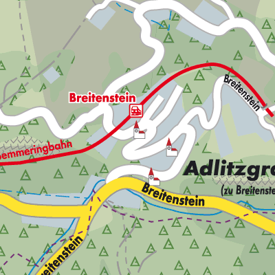 Stadtplan Breitenstein