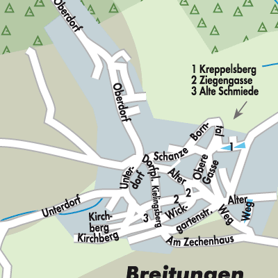 Stadtplan Breitungen