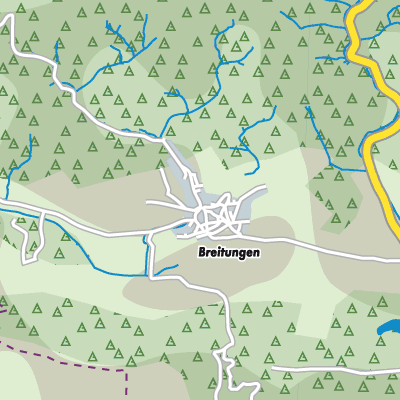 Übersichtsplan Breitungen