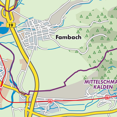 Übersichtsplan Breitungen/Werra