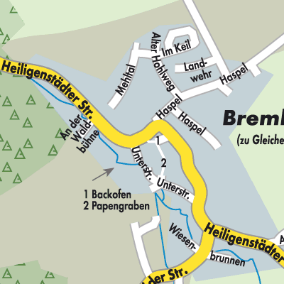 Stadtplan Bremke