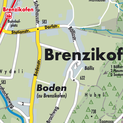 Stadtplan Brenzikofen