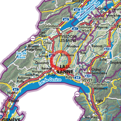 Landkarte Bretigny-sur-Morrens