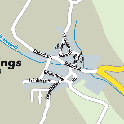 Stadtplan Breunings