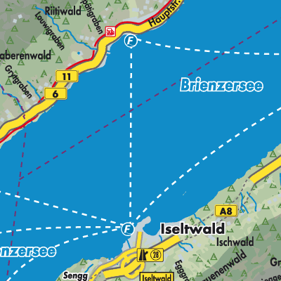 Übersichtsplan Brienzersee