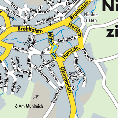 Stadtplan Brohltal