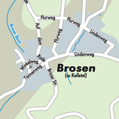 Stadtplan Brosen
