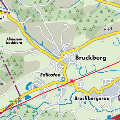 Übersichtsplan Bruckberg