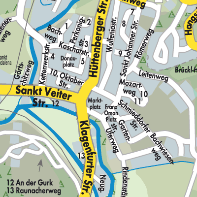 Stadtplan Brückl