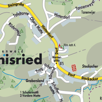 Stadtplan Brünisried