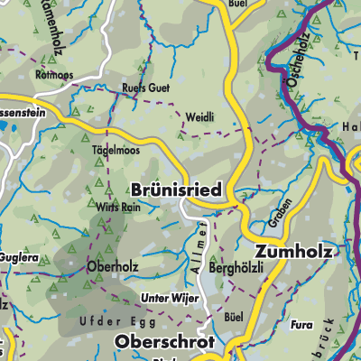 Übersichtsplan Brünisried