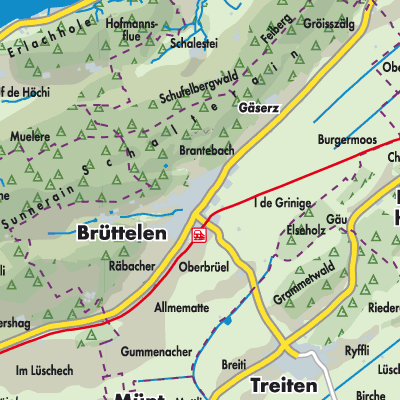 Übersichtsplan Brüttelen