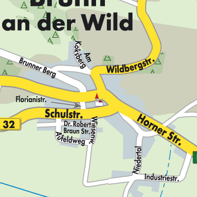 Brunn an der Wild - Stadtpläne und Landkarten