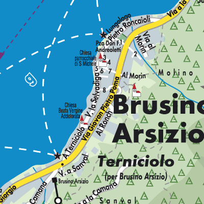 Stadtplan Brusino Arsizio