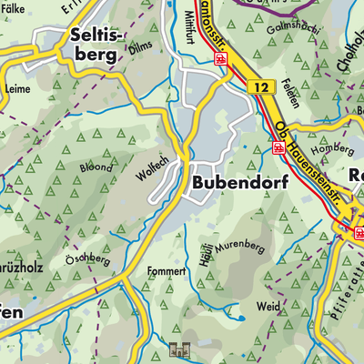 Übersichtsplan Bubendorf