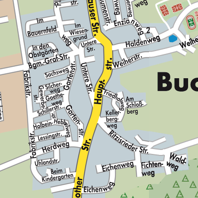 Stadtplan Buch