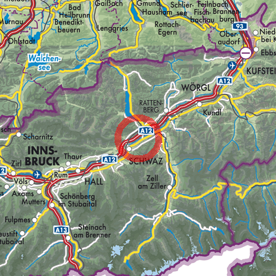 Landkarte Buch in Tirol