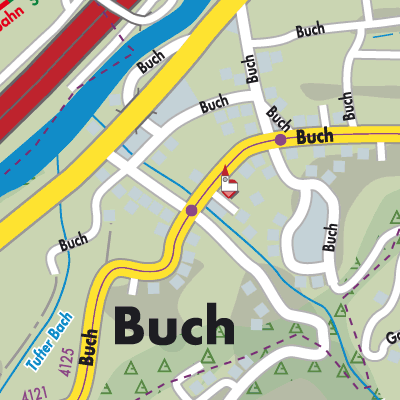 Stadtplan Buch in Tirol