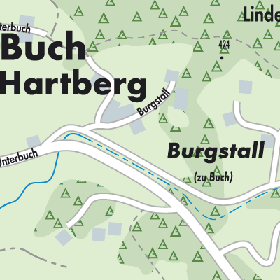 Stadtplan Buch-Sankt Magdalena