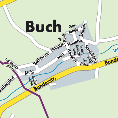 Stadtplan Buch