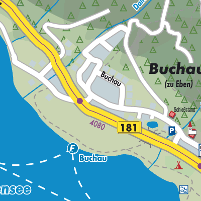 Stadtplan Buchau