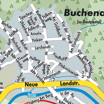 Stadtplan Buchenau