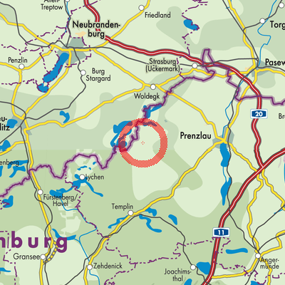 Landkarte Buchenhain