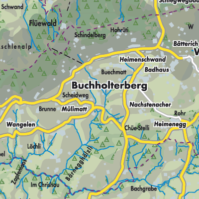 Übersichtsplan Buchholterberg