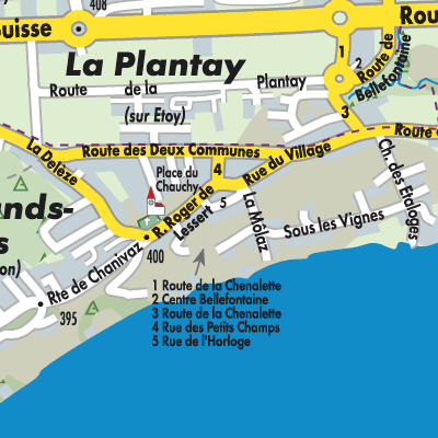 Stadtplan Buchillon