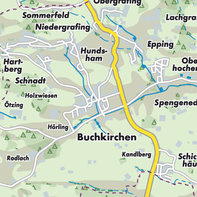 Übersichtsplan Buchkirchen