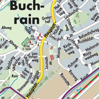 Stadtplan Buchrain