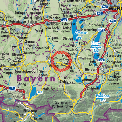 Landkarte Buchschorn