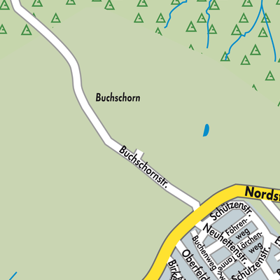 Stadtplan Buchschorn