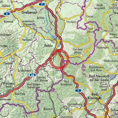 Landkarte Büchenberg