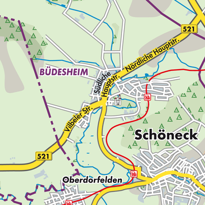 Übersichtsplan Büdesheim