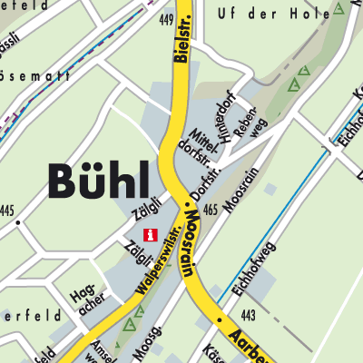 Stadtplan Bühl