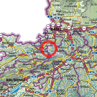 Landkarte Büsserach